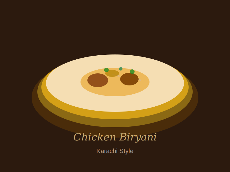 Karachi Chicken Biryani